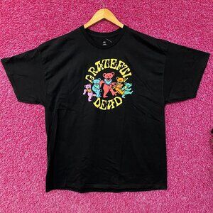 Grateful Dead Dancing Bears Rock Band T-Shirt 2XL